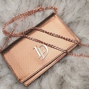 Laurel Dewitt mini rosegold crossbody